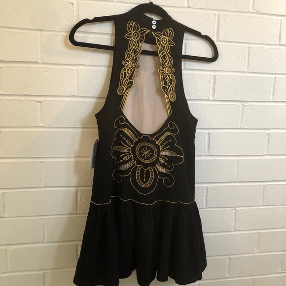 Embroidered Mini Dress Beautiful! - Picture 4 of 11